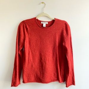 Susan Bristol Long Sleeve Shirt Womens Large 100% Merino Wool